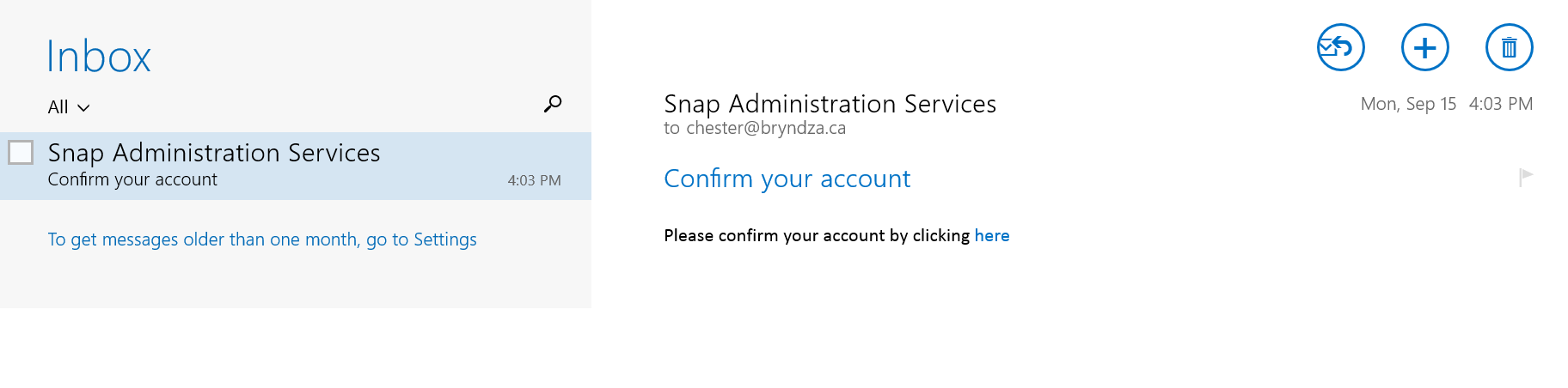 Email Confirmation