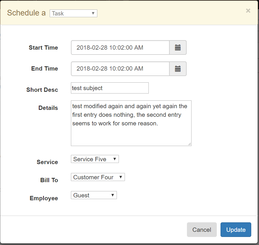 Schedule-Edit image